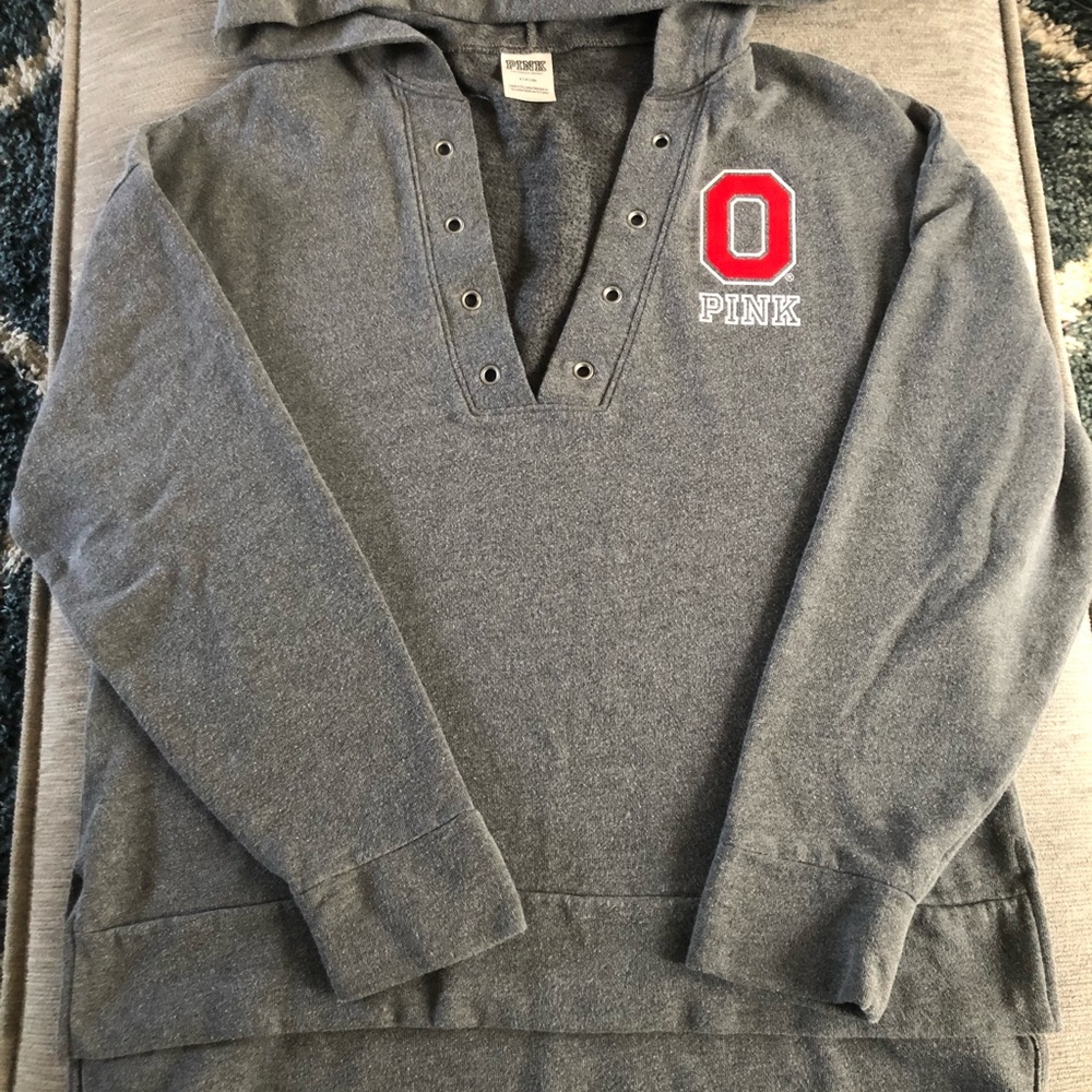 Vs Pink high low hoodie